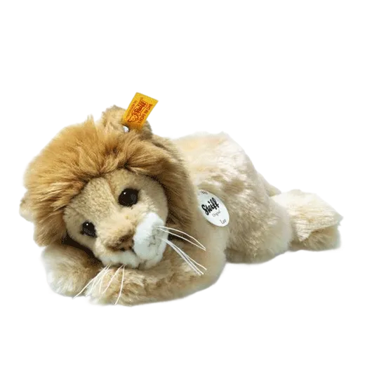 Steiff's Little Friend Leo the Lion Soft Plush Toy has been made with polyester and polyacrylic to create a soft plush feel.