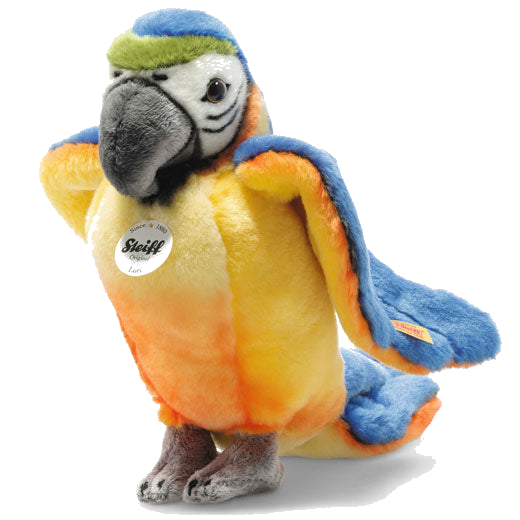 National Geographic Lori the Parrot, designed by Steiff.