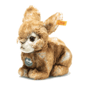 Steiff's Melly the Rabbit, 20 cm, Teddies for Tomorrow is made with polyester and a synthetic filling that was made using recycled bottles.