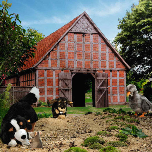 Steiff's Moritz the Dachshund has been created out of soft woven fur.