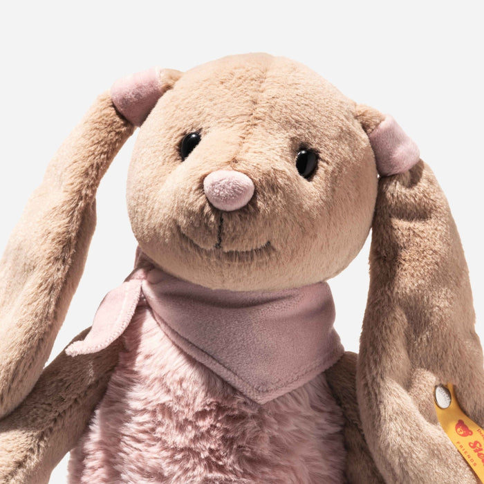 Close up of the Pink Cowgirl Hoppie Rabbit 32 cm.