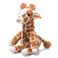 This Soft Cuddly Friend Gina the Giraffe is designed by Steiff.