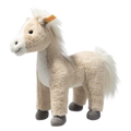 This Soft Cuddly Friends Gola the Standing Horse is designed by Steiff.