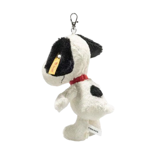 The Soft Pendant Snoopy, 15 cm is made from polyester and has a plush faux fur feel.