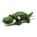 Steiff's Teddies for Tomorrow Rocko Crocodile, 40 cm is made out of soft cuddly plush from recycled PET bottles.