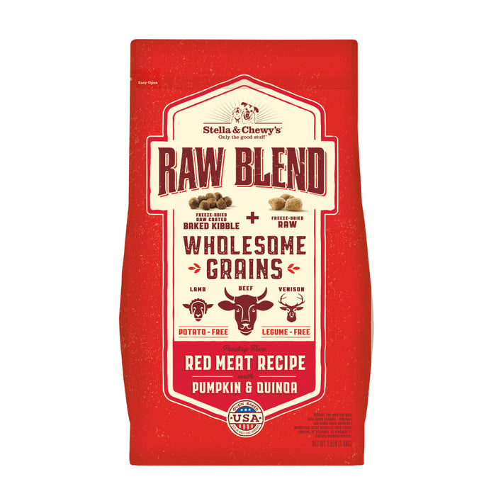 Stella & Chewy's Baked Kibble for Dogs - Raw Blend Wholesome Grains Red Meat Recipe - 22 lb.