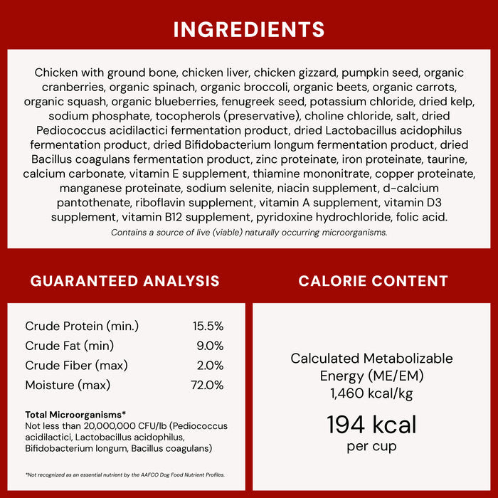 Stella & Chewy's Frozen Raw Dinner Patties for Dogs - Chewy's Chicken - 4 lb.