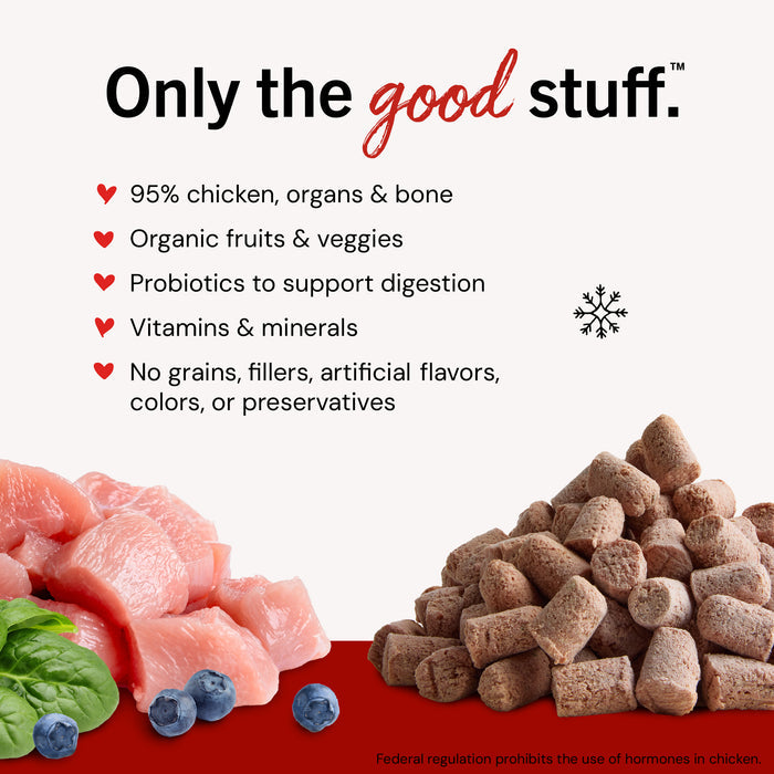 Stella & Chewy's Frozen Raw Dinner Patties for Dogs - Chewy's Chicken - 4 lb.