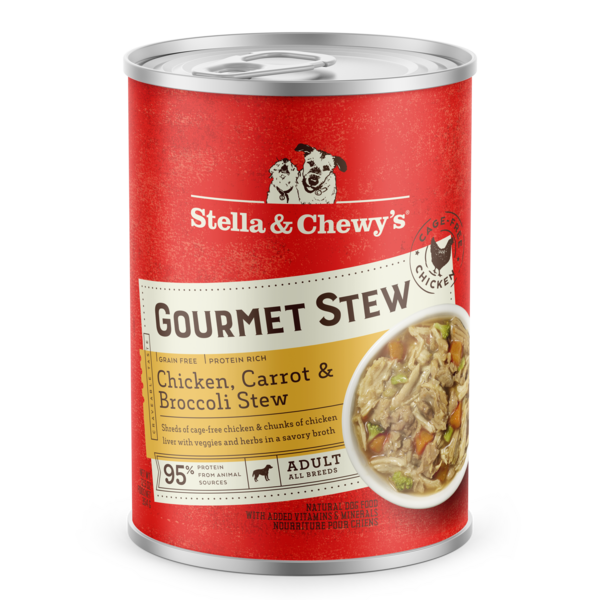 Stella & Chewy's Gourmet Stew - Chicken, Carrot & Broccoli Stew - 12.5 oz. Can