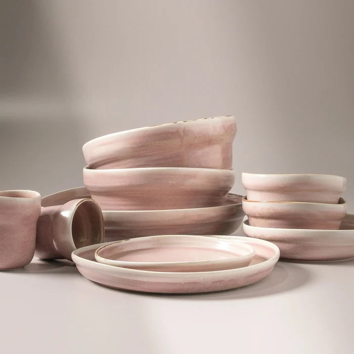 Suiki Dinner Plate - Dusty Pink - Few and Far - Dinnerware