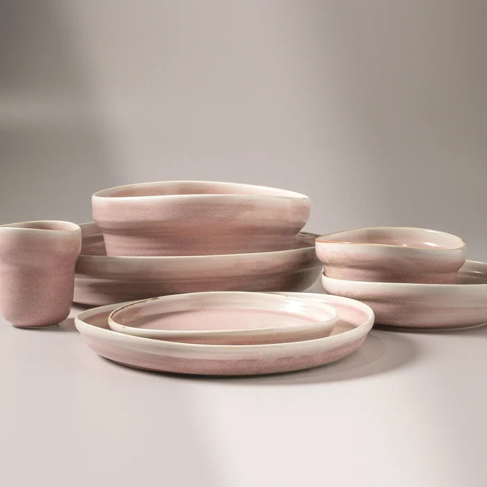 Suiki Dinner Plate - Dusty Pink - Few and Far - Dinnerware