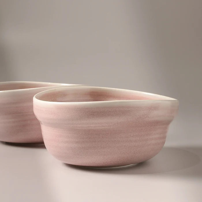 Suiki Large Serving Bowl - Dusty Pink - Few and Far - Dinnerware