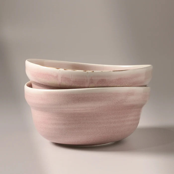 Suiki Large Serving Bowl - Dusty Pink - Few and Far - Dinnerware