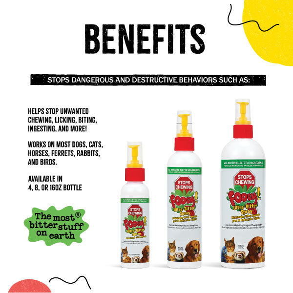 SynergyLabs Ultra Bitter Spray for Dogs & Cats