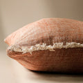 Tabako Linen Cushion - Tobacco 60x60cm - Few and Far - Cushions