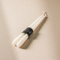 Taper Candle Pair - Suede Ivory 30x2.2cm - Few and Far - Candles
