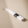 Taper Candle Pair - Suede White 30x2.2cm - Few and Far - Candles