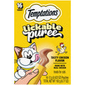 Temptations Creamy Puree Squeezable Lickable Wet Cat Treat with Chicken, 0.42 oz. Tubes, Pack of 16