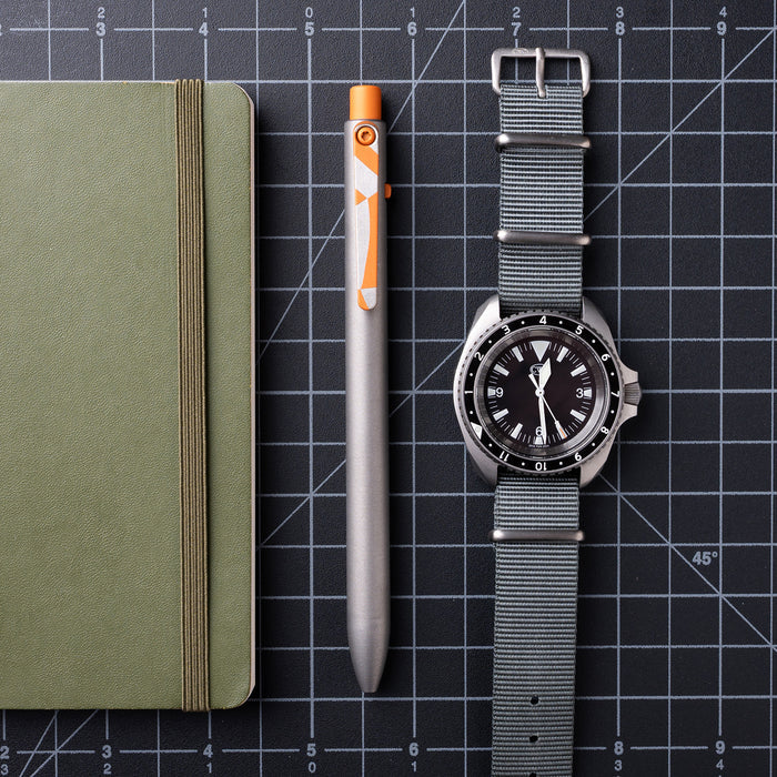 The Grey NATO Side Click Pen