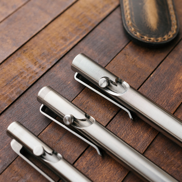 Thick Titanium Bolt Action Pen
