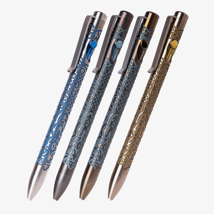 Ti2 Design x Tactile Turn Celtic Bolt Action Pen