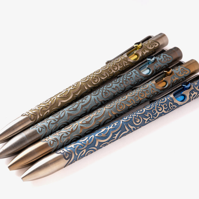 Ti2 Design x Tactile Turn Celtic Bolt Action Pen