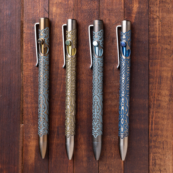 Ti2 Design x Tactile Turn Celtic Bolt Action Pen