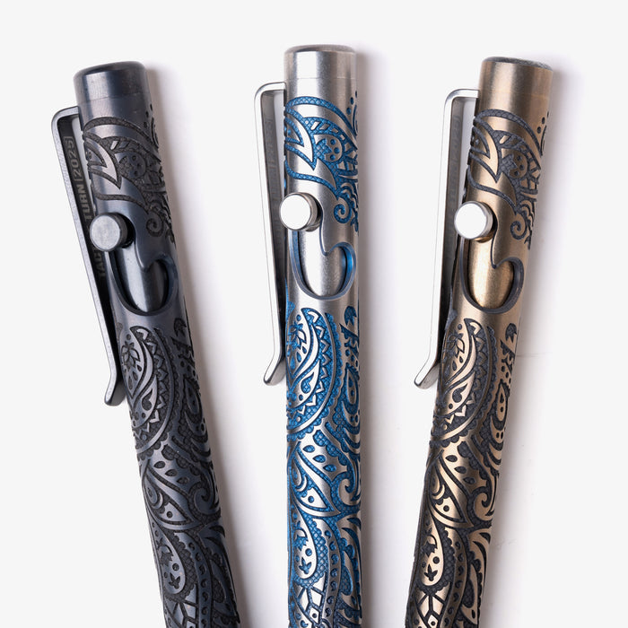 Ti2 Design x Tactile Turn Paisley Bolt Action Pen