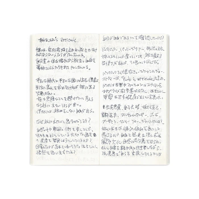 Traveler's Company Notebook Refill Lightweight Paper (Tomoe River) 013
