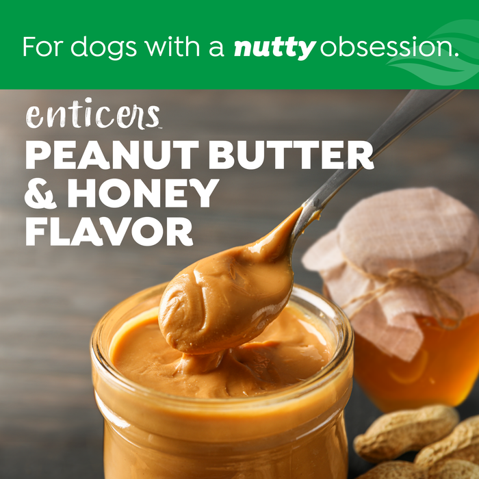TropiClean Fresh Breath Enticers Peanut Butter & Honey Gel for Dogs, 2oz