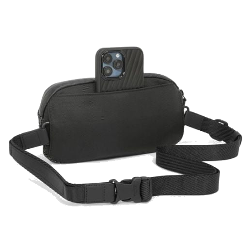This Alpha Bravo Reflective Signal Sling Bag has a rear slip pocket to keep your phone for easy access.