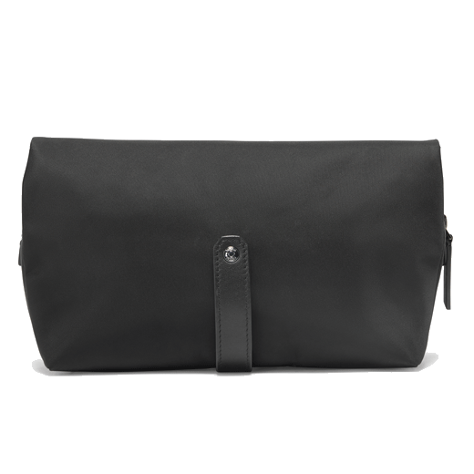 This Blake Cosmetic Bag in Black and Gunmetal is from the Voyageur range and is great for taking on weekends away or holidays.