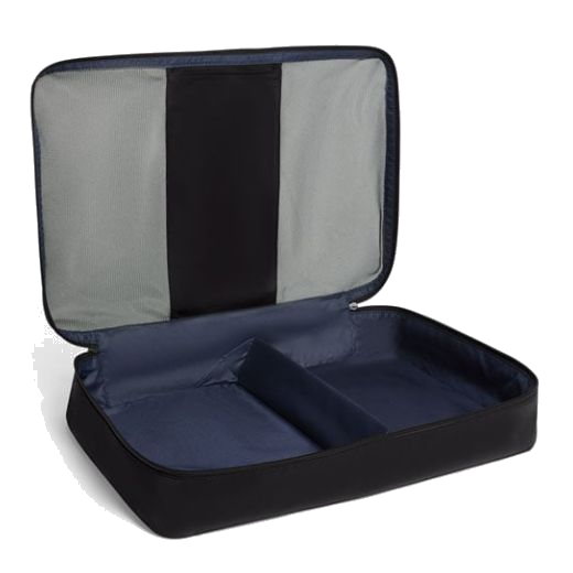 Stay organised during your travels with the Large Packing Cube in Black by TUMI