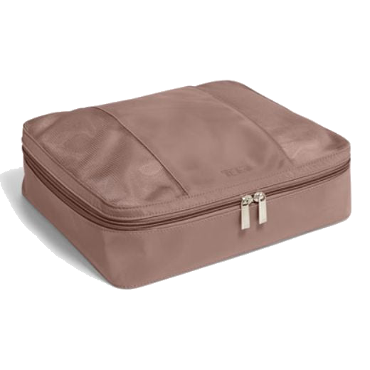This TUMI Medium Packing Cube in Light Mauve is the perfect travel companion for one of the TUMI 19 degree suitcases.