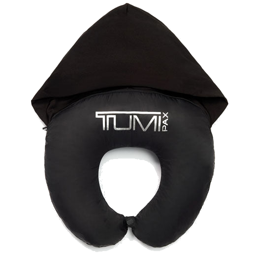 tumipax black charlotte packable travel puffer neck pillow