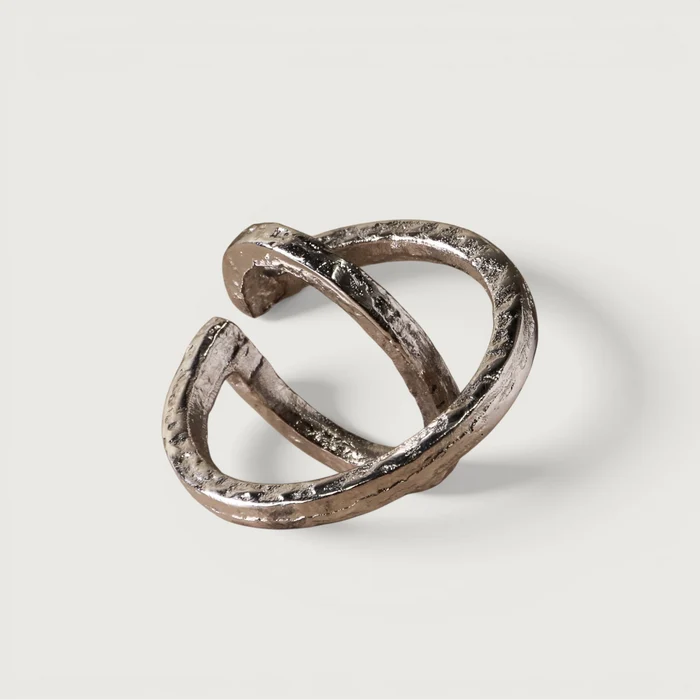 Twine Sculpture Raw Nickel