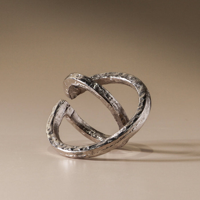 Twine Sculpture Raw Nickel - Few and Far - Decorative Objects