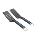 Pit Boss Ultimate Griddle Spatulas. Black with Pit Boss name in blue down the front.