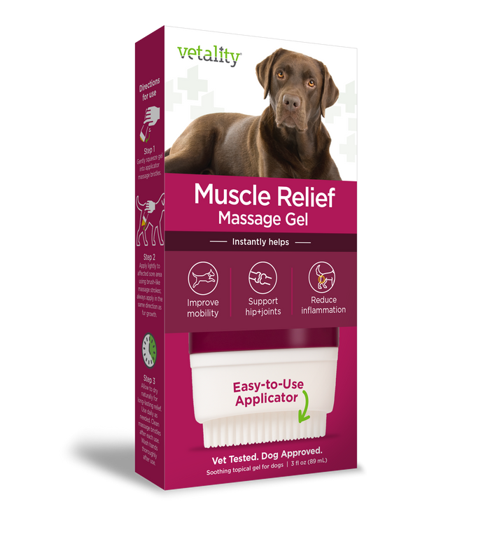 Vetality Muscle Massage Gel 3 fl oz.