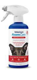 Vetericyn FoamCare Sprayable Medicated Shampoo for Dogs & Cats, 16-ounce