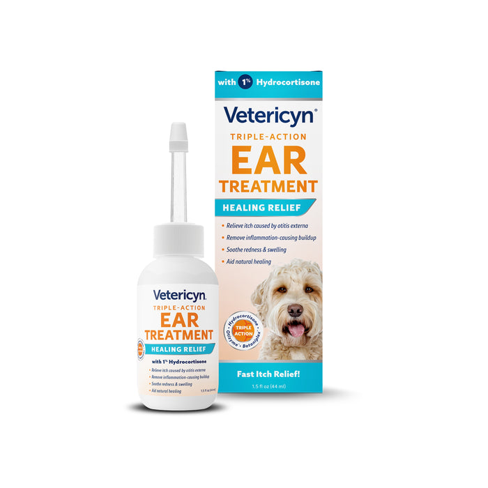 Vetericyn Triple-Action Ear Treatment for Dogs and Cats