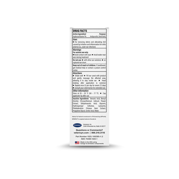 Vetericyn Triple-Action Ear Treatment for Dogs and Cats