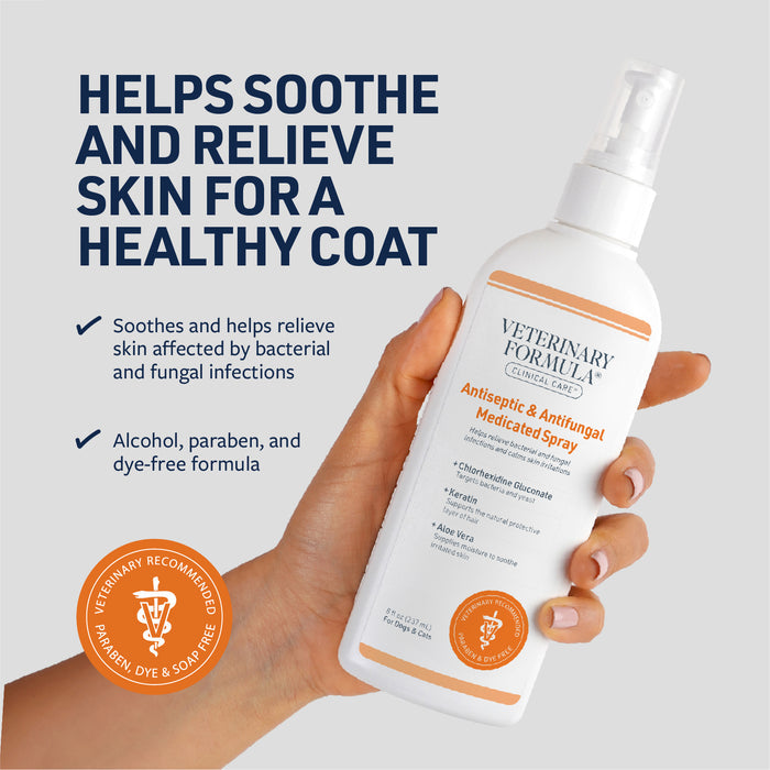 Veterinary Formula Clinical Care Antiseptic & Antifungal Spray for Dogs & Cats, 8 oz