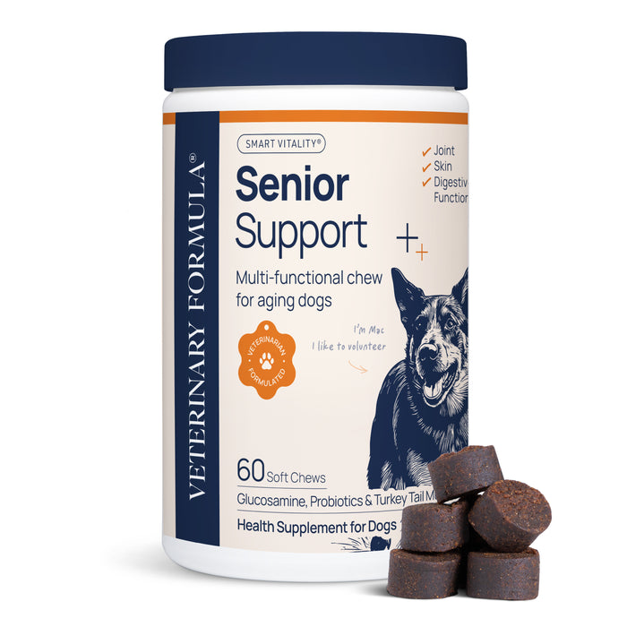 Veterinary Formula Senior Support Supplement Chews for Dogs, 60 Count