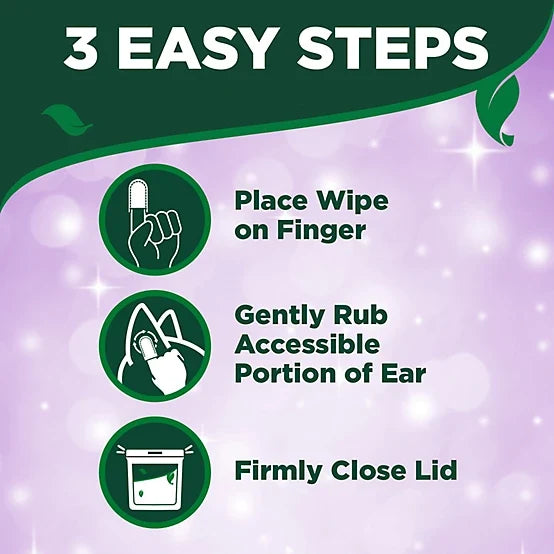 Vet's Best Ear Relief Finger Wipes, 50 ct.