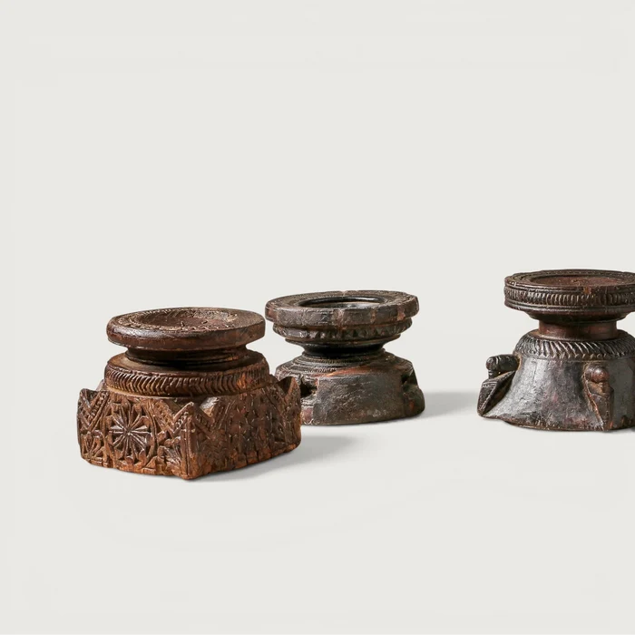 Vintage Indian Bijani Candlestand