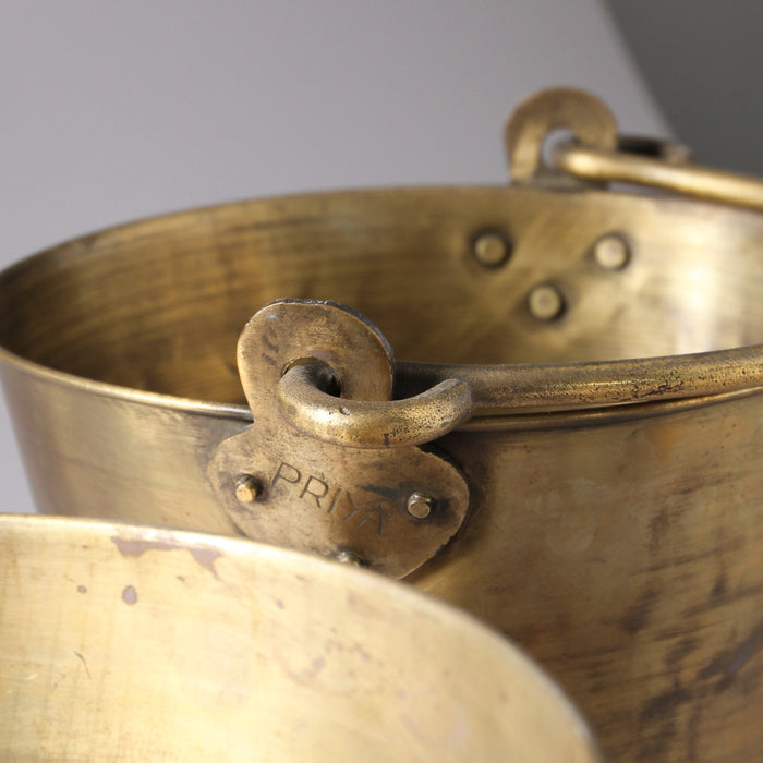 Vintage Indian Brass Bucket Small