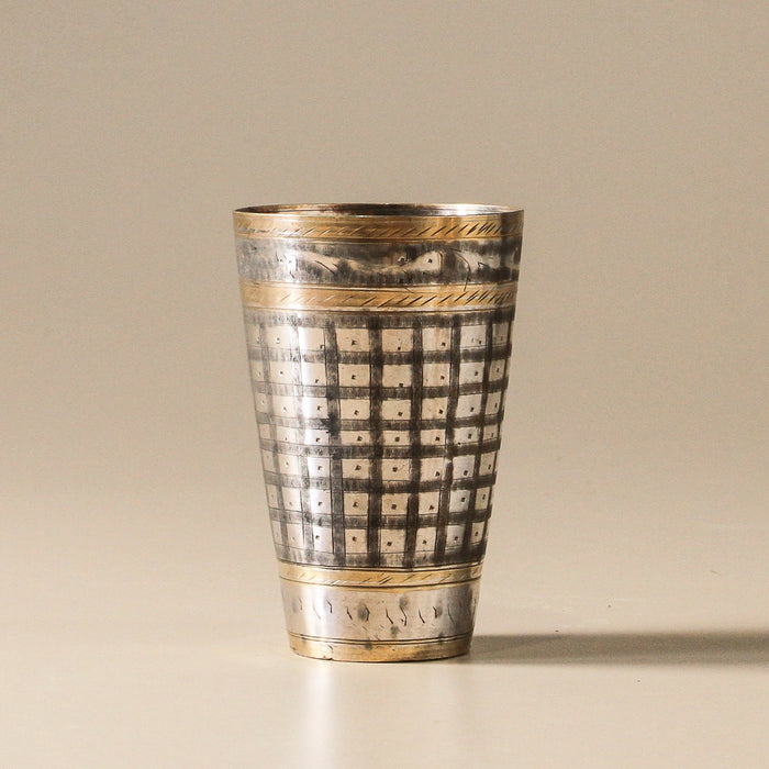 Vintage Indian Brass Lassi Cup - Few and Far - Decorative Objects