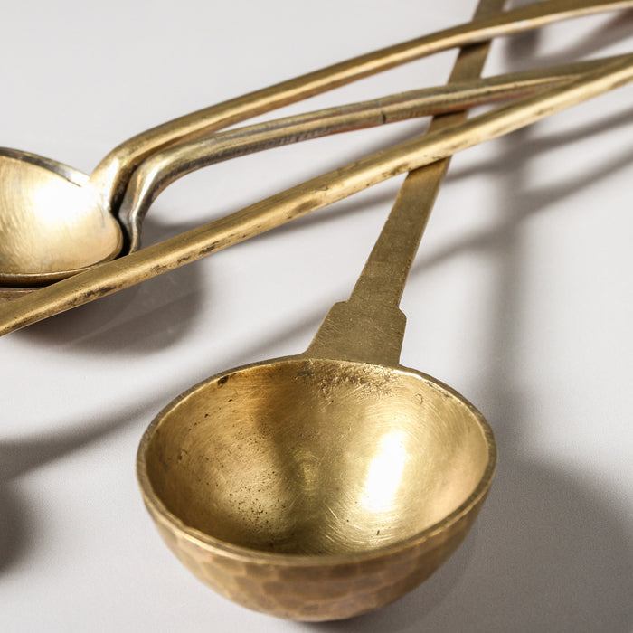 Vintage Indian Brass Spoon - Few and Far - Decorative Objects