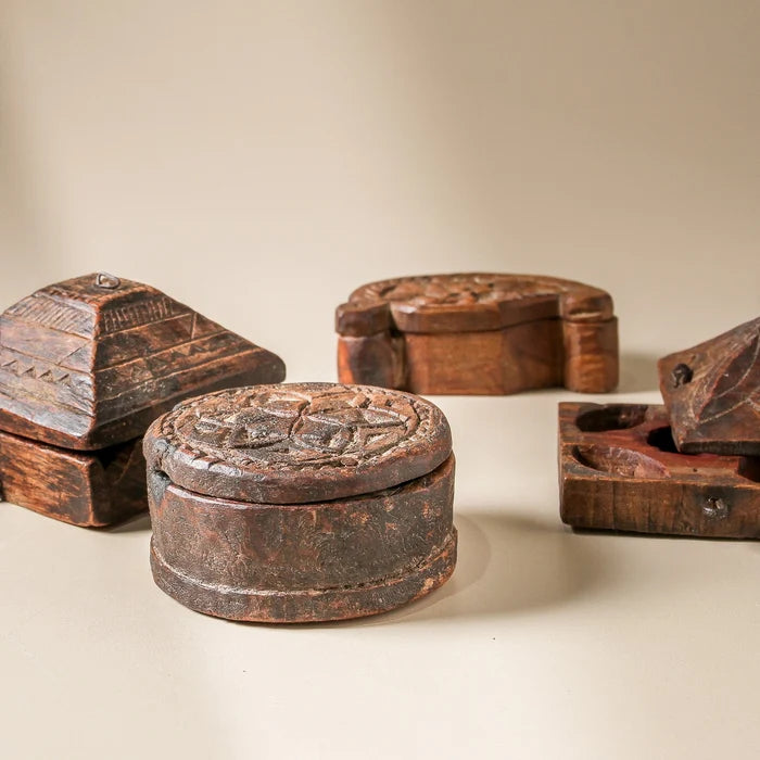 Vintage Indian Spice Box - Few and Far - Decorative Objects